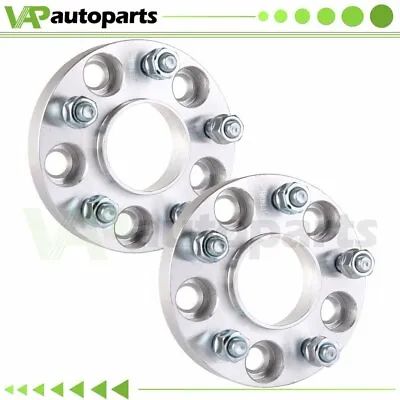 2pcs 1  Hubcentric Wheel Spacers 5x4.5 5x114.3 Fits Mazda 3 Ford Fusion 12x1.5 • $41.57