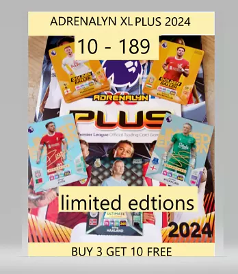 Panini ADRENALYN XL Plus  Premier League 2024 CARDS 10 = 189 • £5.95