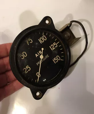 Vintage Stewart Warner 4  Diam Air Pressure Indicator Gage Gauge 0-150 • $10.50