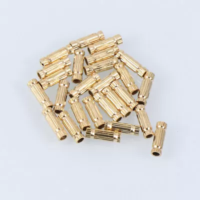 100 Pcs Hollow Tube Beads Tube Spacer Beads Metal Beads Hair Alloy Tube Beads • £9.95