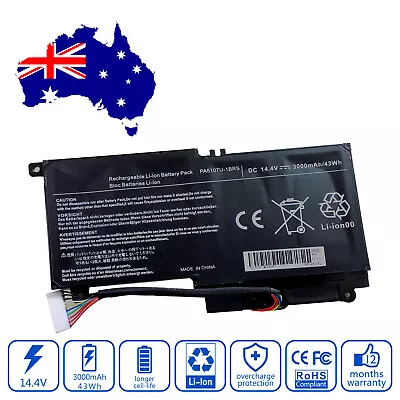 Battery For Toshiba Satellite S50t-A-10V S50t-A-10W S50t-A-10Z Laptop 3000mAh • $69.95