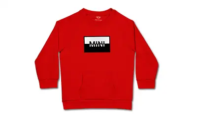 Genuine MINI Logo Patch Kids Sweatshirt-Coral Age 4-5 Years 80142460838 • £24.99