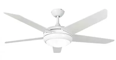 £239.98 • Buy Fantasia Eurofan Neptune 44in White Ceiling Fan LED Light White Blades 115861