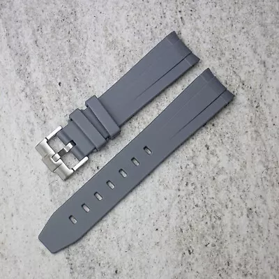£24.99 • Buy Grey Mission To Mercury Rubber Watch Strap Omega X Swatch Speedmaster Moonswatch