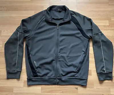 Ralph Lauren RLX Golf Mens Large Performance Jacket Gray Stretch Zip Pocket • $28.39