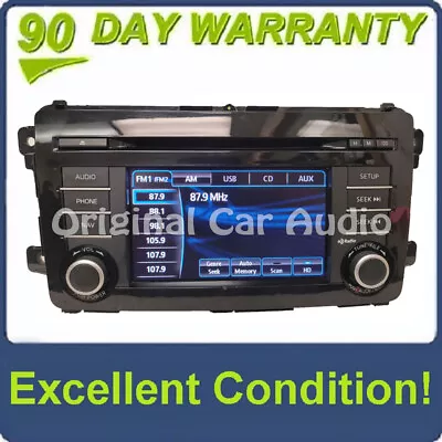 2013 - 2015 Mazda CX-9 OEM AM FM Single CD 6 Speaker Navigation HD Radio • $183