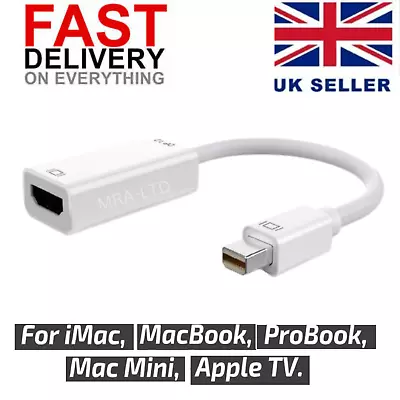 £4.75 • Buy Mini Display Port DP ThunderBolt To HDMI Adapter Cable For Macbook Pro IMac NEW