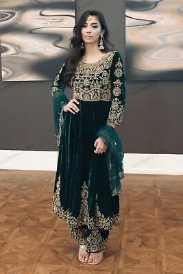Designer Wedding Party Wear Salwar Kameez Bollywood Pakistani Dress Indian Gown • £47.24