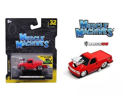 Muscle Machines 1/64 1993 Chevrolet 454 SS Red – PRE ORDER • $6.49