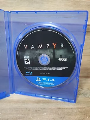 Vampyr PS4 Playstation Disc Only 2018 Tested & Working ! CLEAN !! • $10.99