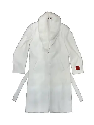 Mazari 9001 Top Coat With Fur Collar White • $159.99