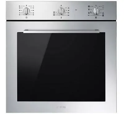 Smeg Oven SF64M3TVX Graded Stainless Steel Built In Single Electric (JUB-9259) • £269