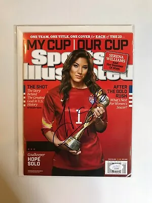 Hope Solo U.S. Women's National Team Autographed Sports Illustrated JSA COA • $399.95