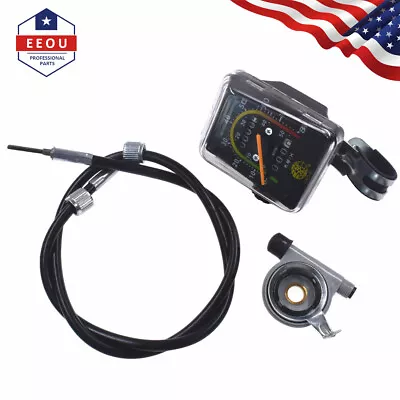 Speedometer Odometer Gauges Analog Classic Style For 26  Motorized Bike • $14.99