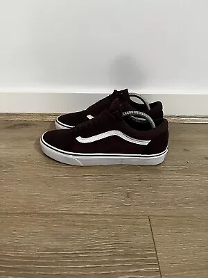 Vans Old Skool Burgundy - US 10 • $50