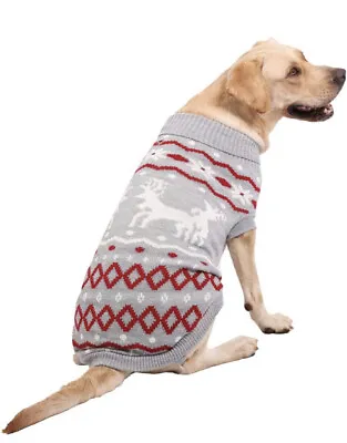 $14 • Buy ZIFEIPET Dog Sweater Classic Christmas Sweater Turtleneck Warm Knitwear 