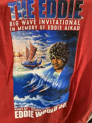 The Eddie Surfing Contest  2024 Hawaii Aikau T Shirt XLLMS • $46