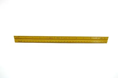 Vintage 12  IONIC PEARWOOD 56 3851 Triangular Drafting Architects Scale Ruler  • $8.79