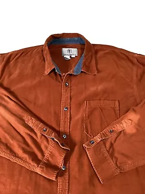 The Territory Ahead Long Sleeve Maroon Waffle Corduroy Shirt Mens Size 2xl READ • $12.99