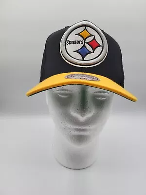 Pittsburgh Steelers Mitchell & Ness Snapback Hat NFL Vintage Football • $24.87