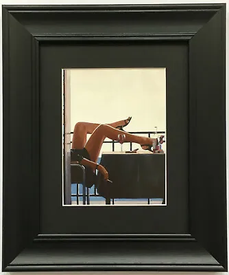 £24 • Buy The Temptress By Jack Vettriano - Erotic - BLACK EDITION Framed Art Print
