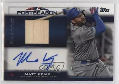 2019 Topps Postseason Performance Auto Relics /50 Matt Kemp #PPA-MK Auto • $22.84