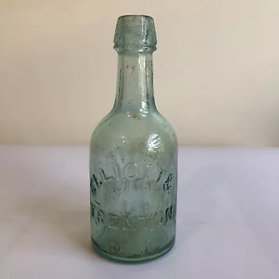 Rare Vintage ELLIOTT & LEDLIE TRENTON N.J. Glass Soda / Beer Bottle • $55