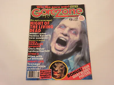$9.74 • Buy Gore Zone #16 Magazine Movies Film 1990 Horror Gorezone Night Living Dead Knb