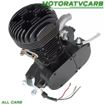 ALL-CARB 2-Stroke 100CC Bike Engine ONLY Gas Motor For Motorized Bicycle Bike • $75.88