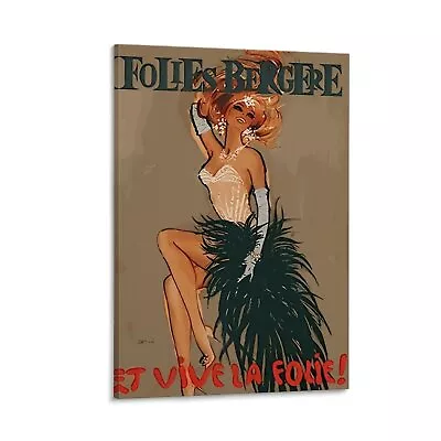 Moulin Rouge Cabaret Canvas Poster Office Decor Wall Art Gift Landscaping • $35