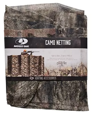 Mossy Oak Break-Up Country Camo Netting - 12' X 56  - Turkey Blind Deer Hunting  • $14.39