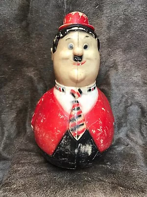 Vintage Oliver Hardy Plastic Musical Roley Poly/￼ Weeble. From 1950s So Cool! • £48.11