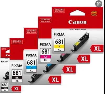 $24.95 • Buy Genuine Original Canon PGI-680 / CLI-681 Ink Cartridges / 6 Ink Value Pack 