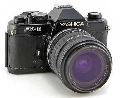 Yashica FX-3 35mm SLR Camera + Tamron AD2 28-70mm F3.5 -4.5 Zoom Lens • £79