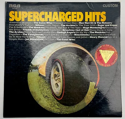 Supercharged Hits Vinyl Records Various Artists 12” 33 RPM SP-96 RCA CBS 1970 • $25.80