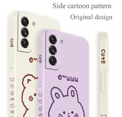 £9.99 • Buy New Cute Bear Print Phone Case With Side Print And Lens Protection For Samsung