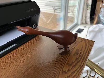 Kay Bojesen Carved Teak Wood Goose Mid Century MCM • $24