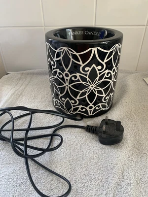 £69.99 • Buy Large Rare Yankee Candle Wax Melt Burner Large Black Electric 