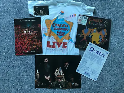 Queen - A Kind Of Magic - 1986 UK Tour - T-Shirt Ticket Stub Album JOB LOT • £195