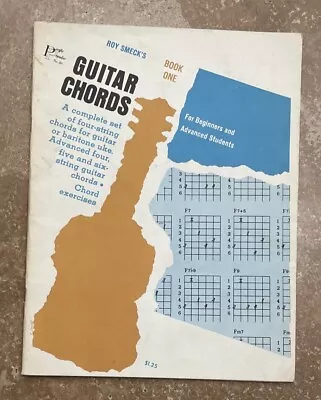 Vintage Roy Smeck's Guitar Chords Book One Teaching Booklet How To Guide 1965 • $25