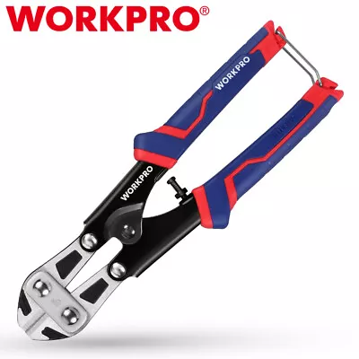 WORKPRO 8inch Mini Bolt Cutter Heavy Duty Spring Loaded Wire Cutter Upgrade Grip • $20.49