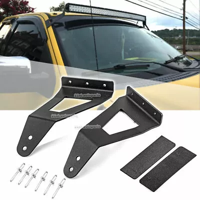 For Ford F150 SVT Raptor 52  Curved LED Light Bar Windshield Roof Bracket Kit • $24.99