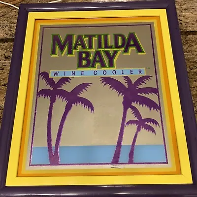 Matilda Bay Advertising Bar Mirror Man Cave Wall Pub Decor Wine Cooler 16 X19  • $19.99