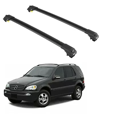 Fit For MERCEDES M-CLASS (ML-W163) SUV 1998-2005 Roof Rack Cross Bars Black • $156