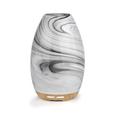 $69 • Buy Aromatherapy Ultrasonic Glass Diffuser - Swirl Random Colour