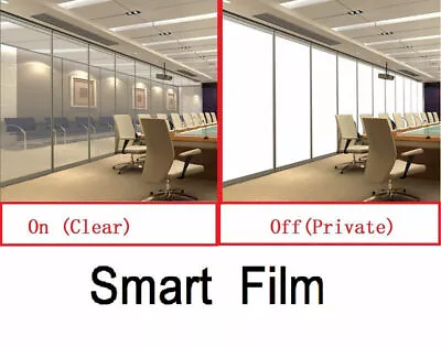 White Smart Film Switchable Film With Remote Electronic Sample Film HOHOFILM • $11.80