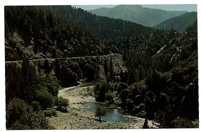 Feather River Canyon California Aerial View Mountains Unused Vintage Postcard • $4.72