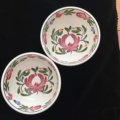 £58.07 • Buy Vintage -  Set/2 Individual Salad Bowls Welsh Dresser By Portmerion 1994-2000