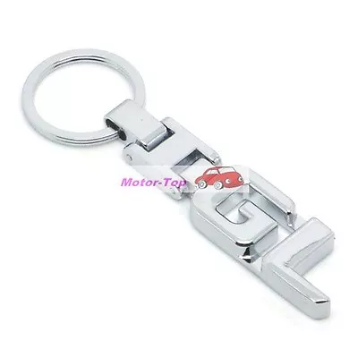 For Mercedes Benz GL Series Chrome Metal Keychain Keyring Key Chain Chains Ring • $8.98