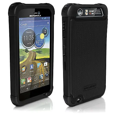 5 Pack -Ballistic Shell Gel Case For Motorola Atrix HD MB886 - Black/Black • $24.99